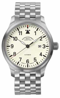 Muhle Glashutte Terrasport I Stainless Steel Band Cream Dial M1-37-37-MB Muhle Glashutte Terrasport I Stainless Steel Band Cream Dial M1-37-37-MB