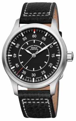 Muhle Glashutte Terrasport I Observer Leather Band Black Dial M1-37-34/4-LB Muhle Glashutte Terrasport I Observer Leather Band Black Dial M1-37-34/4-LB