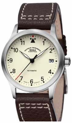Muhle Glashutte Terrasport III Leather Band Cream Dial M1-37-87-LB Muhle Glashutte Terrasport III Leather Band Cream Dial M1-37-87-LB
