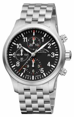 Muhle Glashutte Terrasport I Chronograph Stainless Steel Band Black Dial M1-37-74-MB Muhle Glashutte Terrasport I Chronograph Stainless Steel Band Black Dial M1-37-74-MB
