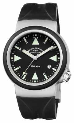 Muhle Glashutte S.A.R. Rescue-Timer Indian Rubber Band Black Dial M1-41-03-KB Muhle Glashutte S.A.R. Rescue-Timer Indian Rubber Band Black Dial M1-41-03-KB