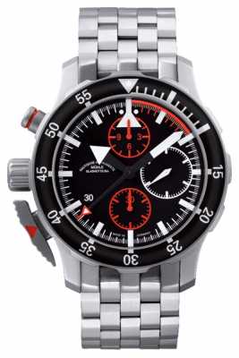 Muhle Glashutte S.A.R. Flieger-Chronograph Stainless Steel Band Black Dial M1-41-33-MB Muhle Glashutte S.A.R. Flieger-Chronograph Stainless Steel Band Black Dial M1-41-33-MB