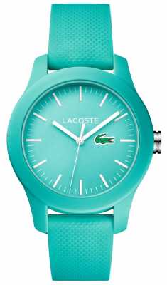Lacoste Womens 12.12 Turquoise Silicone 2000958 Lacoste Womens 12.12 Turquoise Silicone 2000958
