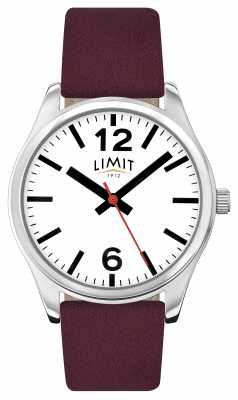 Limit Womens Mauve Wine Strap White Dial 6184.01 Limit Womens Mauve Wine Strap White Dial 6184.01