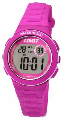 Limit Kids Digital Pink Resin Strap 5584.24 Limit Kids Digital Pink Resin Strap 5584.24