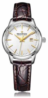 Dreyfuss Ladies Swiss Made Watch With Brown Strap DLS00125/02 Dreyfuss Ladies Swiss Made Watch With Brown Strap DLS00125/02