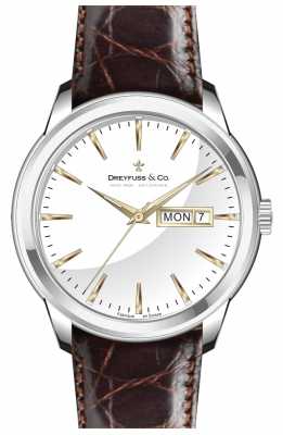 Dreyfuss Ladies Swiss Made Watch With Brown Strap DLS00125/02 Dreyfuss Ladies Swiss Made Watch With Brown Strap DLS00125/02