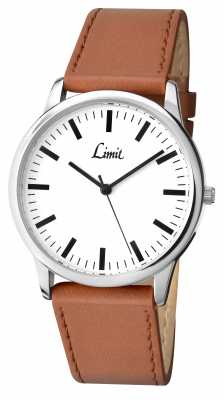 Limit Mens Brown Strap White Dial 5607.35 Limit Mens Brown Strap White Dial 5607.35