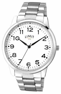 Limit Mens Stainless Steel White Dial 5624.01 Limit Mens Stainless Steel White Dial 5624.01
