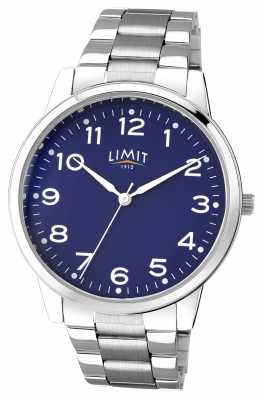 Limit Mens Stainless Steel Blue Dial 5625.01 Limit Mens Stainless Steel Blue Dial 5625.01