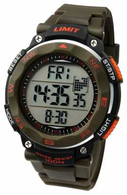 Limit Mens Sport Watch Khaki Strap 5488.01 Limit Mens Sport Watch Khaki Strap 5488.01