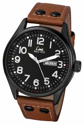 Limit Mens Brown Leather Strap Black Dial 5492.01 Limit Mens Brown Leather Strap Black Dial 5492.01