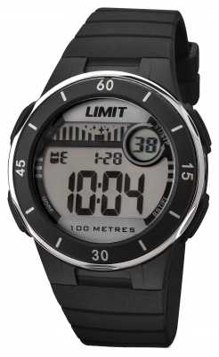 Limit Unisex Black Strap Digital Dial 5556.24 Limit Unisex Black Strap Digital Dial 5556.24