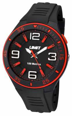 Limit Mens Black Strap Black Dial 5567.24 Limit Mens Black Strap Black Dial 5567.24