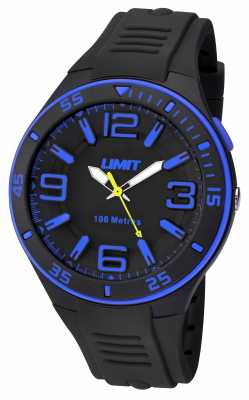 Limit Mens Black Strap Black Dial 5568.24 Limit Mens Black Strap Black Dial 5568.24