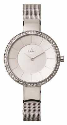 Obaku Womans Steel Case Steel Mesh Strap Silver Dial V179LECIMC Obaku Womans Steel Case Steel Mesh Strap Silver Dial V179LECIMC
