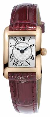 Frederique Constant Womens Carree Brown Leather Strap Silver Dial FC-200MC14 Frederique Constant Womens Carree Brown Leather Strap Silver Dial FC-200MC14