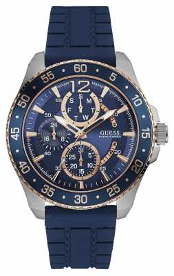 Guess Mens Jet Sport Blue Chronograph Dial Blue Strap W0798G2 Guess Mens Jet Sport Blue Chronograph Dial Blue Strap W0798G2