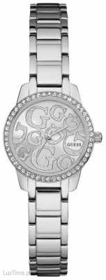 Guess Womans Greta Silver Metal Strap Silver Dial W0891L1 Guess Womans Greta Silver Metal Strap Silver Dial W0891L1