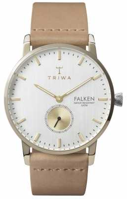 Triwa Unisex Birch Falken Tan Strap White Dial FAST105-CL010617 Triwa Unisex Birch Falken Tan Strap White Dial FAST105-CL010617