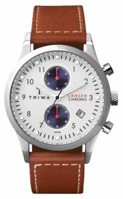 Triwa Mens Duke Lansen Brown Leather Strap LCST113-SC010215 Triwa Mens Duke Lansen Brown Leather Strap LCST113-SC010215