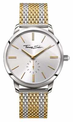 Thomas Sabo Womans Glam Spirit Two Tone Steel Strap Silver Dial WA0272-282-201-33 Thomas Sabo Womans Glam Spirit Two Tone Steel Strap Silver Dial WA0272-282-201-33