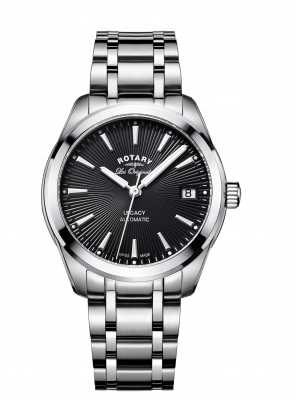 Rotary Womans Stainless Steel Strap Black Dial LB90165/04 Rotary Womans Stainless Steel Strap Black Dial LB90165/04