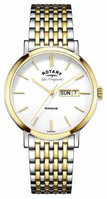 Rotary Mens Les Originales Windsor Two Tone GB90154/01 Rotary Mens Les Originales Windsor Two Tone GB90154/01