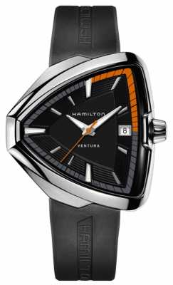 Hamilton Mens Ventura Elvis 80 Black Dial Black Rubber Strap H24551331 Hamilton Mens Ventura Elvis 80 Black Dial Black Rubber Strap H24551331