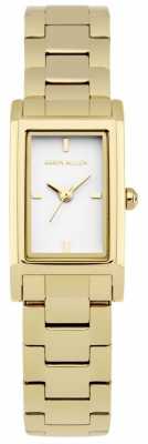 Karen Millen Womens Gold Plated Stainless Steel Bracelet White Dial KM114GM Karen Millen Womens Gold Plated Stainless Steel Bracelet White Dial KM114GM