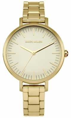 Karen Millen Womens Gold Plated Stainless Steel Gold Dial KM126GM Karen Millen Womens Gold Plated Stainless Steel Gold Dial KM126GM