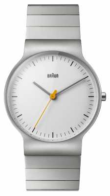 Braun Mens Stainless Steel Bracelet White Dial BN0211SLBTG Braun Mens Stainless Steel Bracelet White Dial BN0211SLBTG