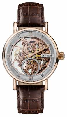 Ingersoll Mens 1892 The Herald Automatic Brown Leather Strap I00401 Ingersoll Mens 1892 The Herald Automatic Brown Leather Strap I00401