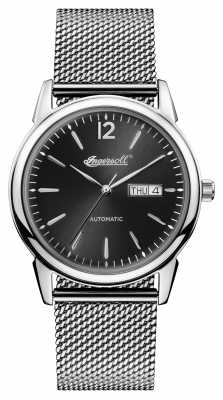 Ingersoll Mens 1892 The New Haven Stainless Steel Black Dial I00505 Ingersoll Mens 1892 The New Haven Stainless Steel Black Dial I00505