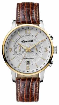 Ingersoll Mens 1892 The Grafton Brown Leather Strap White Dial I00602 Ingersoll Mens 1892 The Grafton Brown Leather Strap White Dial I00602