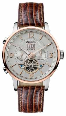 Ingersoll Mens 1892 The Grafton Automatic Brown Leather Strap I00701 Ingersoll Mens 1892 The Grafton Automatic Brown Leather Strap I00701