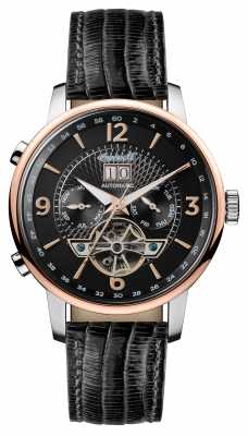 Ingersoll Mens 1892 The Grafton Black Leather Strap Black Dial I00702 Ingersoll Mens 1892 The Grafton Black Leather Strap Black Dial I00702