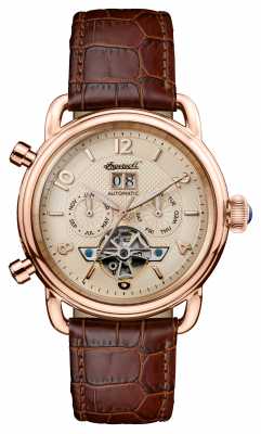 Ingersoll Mens 1892 The New England Brown Leather Strap I00901 Ingersoll Mens 1892 The New England Brown Leather Strap I00901
