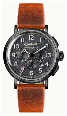 Ingersoll Mens Discovery The St Johns Brown Leather Strap I01702 Ingersoll Mens Discovery The St Johns Brown Leather Strap I01702