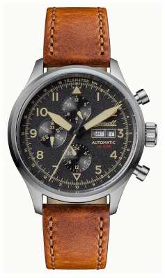 Ingersoll Mens Discovery The Bateman Brown Leather Strap Black Dial I01902 Ingersoll Mens Discovery The Bateman Brown Leather Strap Black Dial I01902