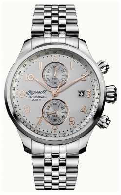 Ingersoll Mens Discovery The Delta Stainless Steel Bracelet I02501 Ingersoll Mens Discovery The Delta Stainless Steel Bracelet I02501