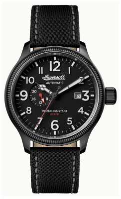 Ingersoll Mens Discovery The Apsley Black Leather Strap Black Dial I02801 Ingersoll Mens Discovery The Apsley Black Leather Strap Black Dial I02801
