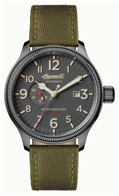 Ingersoll Mens Discovery The Apsley Green Leather Strap Grey Dial I02802 Ingersoll Mens Discovery The Apsley Green Leather Strap Grey Dial I02802