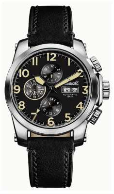 Ingersoll Mens Discovery The Manning Black Leather Strap Black Dial I03101 Ingersoll Mens Discovery The Manning Black Leather Strap Black Dial I03101