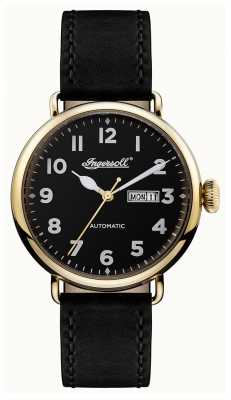 Ingersoll Mens Chronicle The Trenton Black Leather Strap Black Dial I03401 Ingersoll Mens Chronicle The Trenton Black Leather Strap Black Dial I03401