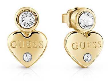 Guess Womans Guessy Little Heart Studs Gold UBE82002 Guess Womans Guessy Little Heart Studs Gold UBE82002