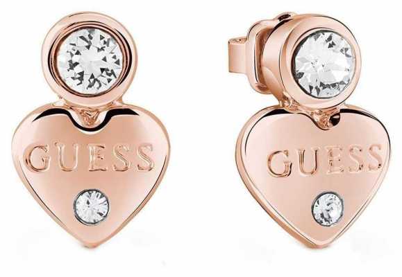Guess Womans Guess Little Heart Studs Rose Gold UBE82003 Guess Womans Guess Little Heart Studs Rose Gold UBE82003