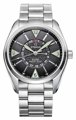 Eterna Mens Kontiki Four Hand Automatic Black Dial 1592.41.41.0217 Eterna Mens Kontiki Four Hand Automatic Black Dial 1592.41.41.0217