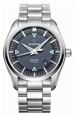 Eterna Mens Kontiki Three Hand Automatic Steel Strap 1222.41.41.0217 Eterna Mens Kontiki Three Hand Automatic Steel Strap 1222.41.41.0217