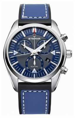 Eterna Mens Kontiki Chronograph Quartz Blue 1250.41.81.1303 Eterna Mens Kontiki Chronograph Quartz Blue 1250.41.81.1303